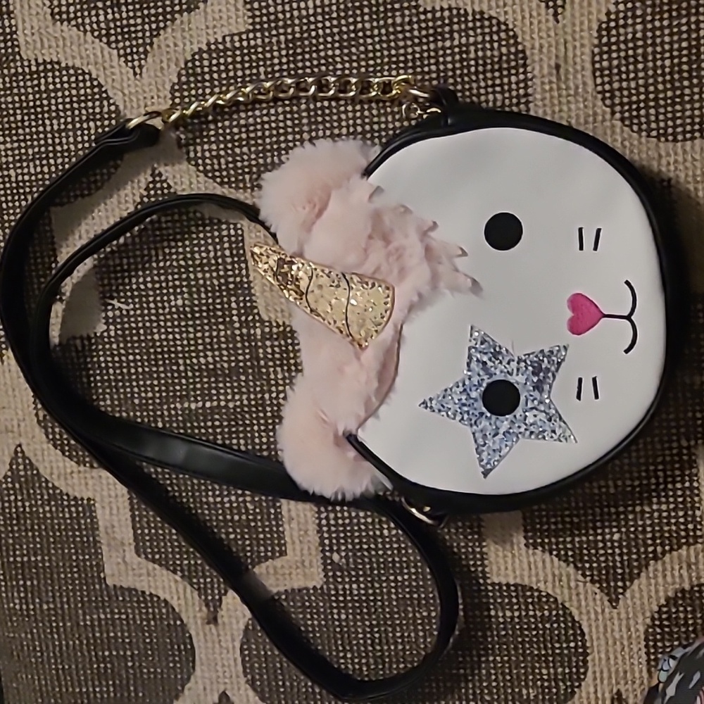 Betsey Johnson unicorn cat purse